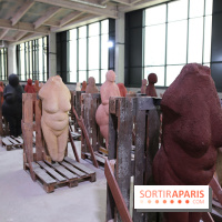 Les Vénus dionysiennes de Prune Nourry à la gare Saint-Denis - Pleyel, nos photos
