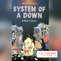 Rock en Seine 2013 : Affiche System of A Down