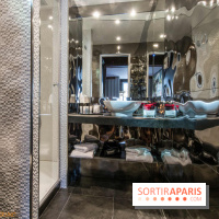 Salle de douche d'une chambre illusion