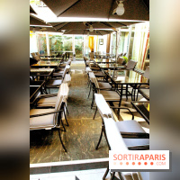 Terrasse Le Patio Andalou de l'Hôtel du Collectionneur