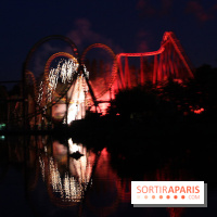 Inauguration officielle de la Forêt d'Idefix, feux d'artifice 25 ans Astérix