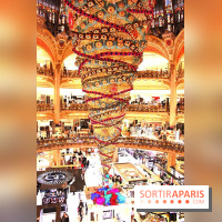 Lancement des illuminations et des vitrines 2014 des Galeries Lafayette