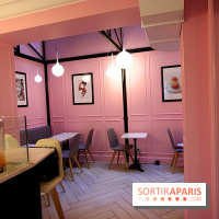 Profiteroles Chérie, le salon de dégustation