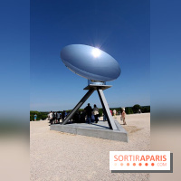 Sky Mirror d'Anish Kapoor au Château de Versailles