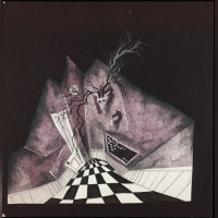 Tim Burton (American, b. 1958) Untitled (Trick or Treat). 1980 Pen and ink, marker, and collage elements on board 15 x 15" (38.1 x 38.1 cm) Private collection © 2011 Tim Burton