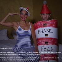 Marine et le Phare Felu // (c) Myrtille Chartuss s & Budar