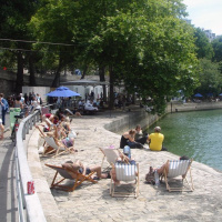 Les bords de Seine pour Paris plage