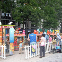 Manège à Paris Plage La Villette
