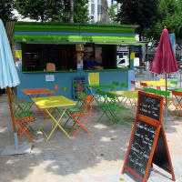 Terrasse à Paris Plage La Villette