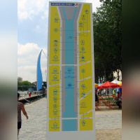 Le plan de Paris Plage La Villette