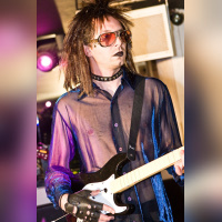 soirée, skyboard, rock band, étoile