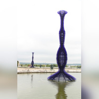 Blue Champagne, Joana Vasconcelos | photo © Sortiraparis.com
