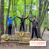 Aventure Floréval, le parcours en pleine nature