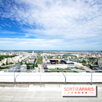 Réouverture du toit de la Grande Arche de La Défense