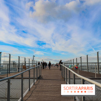 Réouverture du toit de la Grande Arche de La Défense
