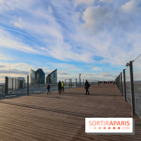 Réouverture du toit de la Grande Arche de La Défense