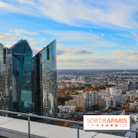 Réouverture du toit de la Grande Arche de La Défense