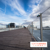 Réouverture du toit de la Grande Arche de La Défense