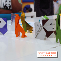 700 animaux en origami envahissent Beaugrenelle !