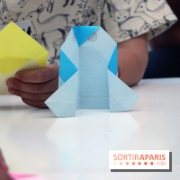 700 animaux en origami envahissent Beaugrenelle !