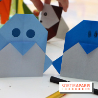 700 animaux en origami envahissent Beaugrenelle !