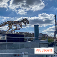 Tyrannosaurus Rex, l'installation de l'artiste Philippe Pasqua au Port de la Conférence