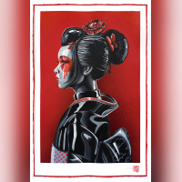 Fin DAC à la galerie Goldshteyn-Saatort : carte blanche entre street art et Japonisme