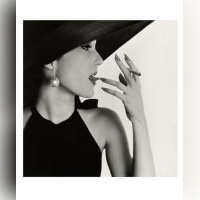 Irving Penn, Girl with Tobacco on Tongue (Mary Jane Russell), New York, 1951
