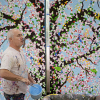 Cerisiers en fleurs, l'exposition de Damien Hirst à la Fondation Cartier