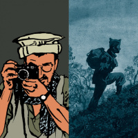 Emmanuel Guibert, biographies dessinées, l'exposition à l'Académie des Beaux-Arts de Paris