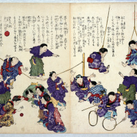 Exposition d'estampes Les Enfants de l'ère Meiji à la Maison de la Culture du Japon