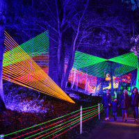 Illuminations de Noël 2022 au Parc Floral, le Sentier Lumineux de Noël