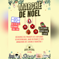 Marché de Noël de créateurs 2022 au restaurant Avocateria Gare de Lyon