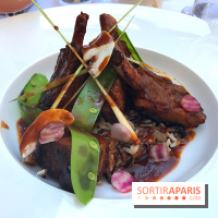 Le menu cajun du Safran à l'Hôtel du Collectionneur