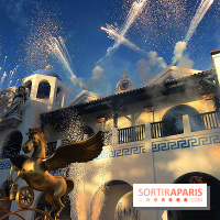 Inauguration de Pégase Express au parc Astérix