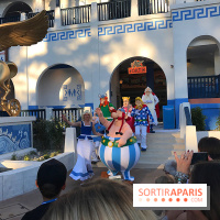 Inauguration de Pégase Express au parc Astérix