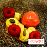 Le Christine : tarte pistaches et framboises