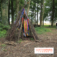 Construction de cabanes au Villages Nature