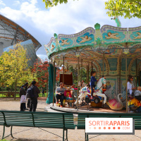 Le Village des Manèges provisoire du Jardin d'Acclimatation