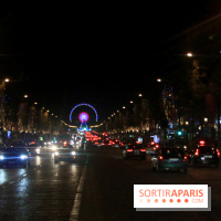 Illuminations des Champs Elysées 2017 avec Lily Rose Depp