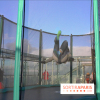 Les trampolines sur la Tour Montparnasse
