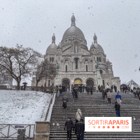 La Neige à Paris - Sacré Coeur