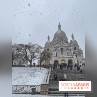 La Neige à Paris - Sacré Coeur