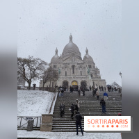 La Neige à Paris - Sacré Coeur