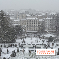 La Neige à Paris - Montmartre