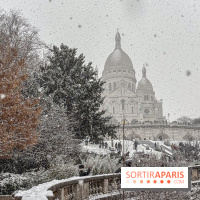La Neige à Paris - Montmartre