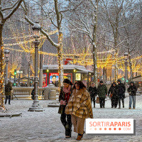 La Neige à Paris - Champs-Élysées
