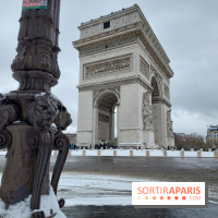 La Neige à Paris - Arc de Triomphe