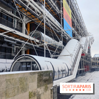 La Neige à Paris - Centre pompidou