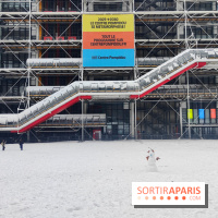 La Neige à Paris - Centre Pompidou